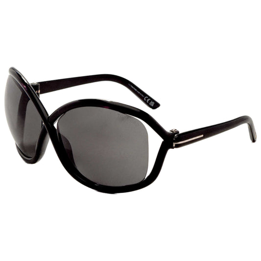 Front view of Tom Ford Bettina Women's Sunglasses FT1068-01A-68