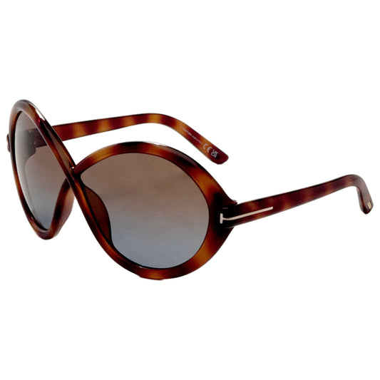 Front view of Tom Ford Jada Women's Sunglasses FT1070-53F-68