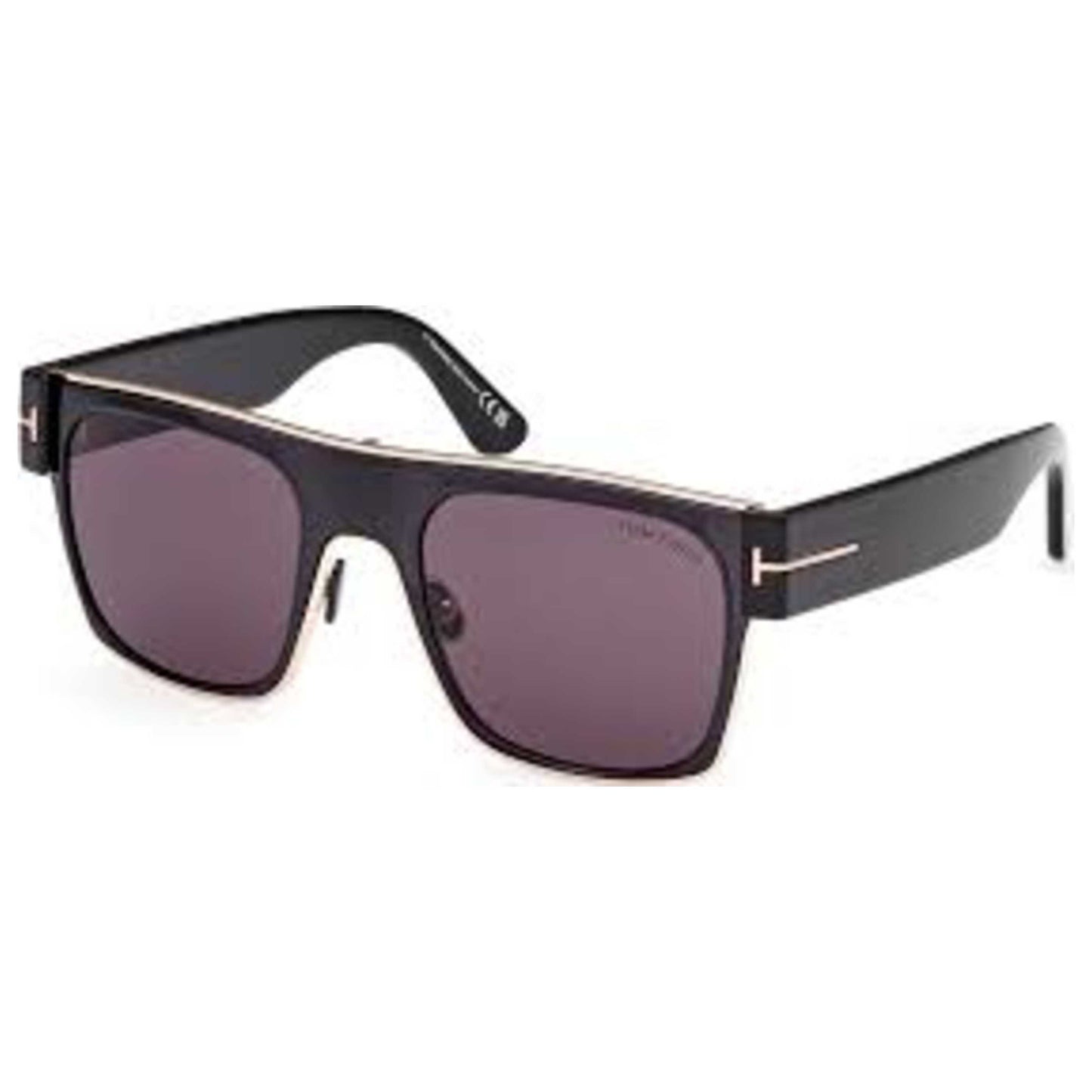 Front view of Tom Ford Edwin Unisex Sunglasses FT1073-01A-54