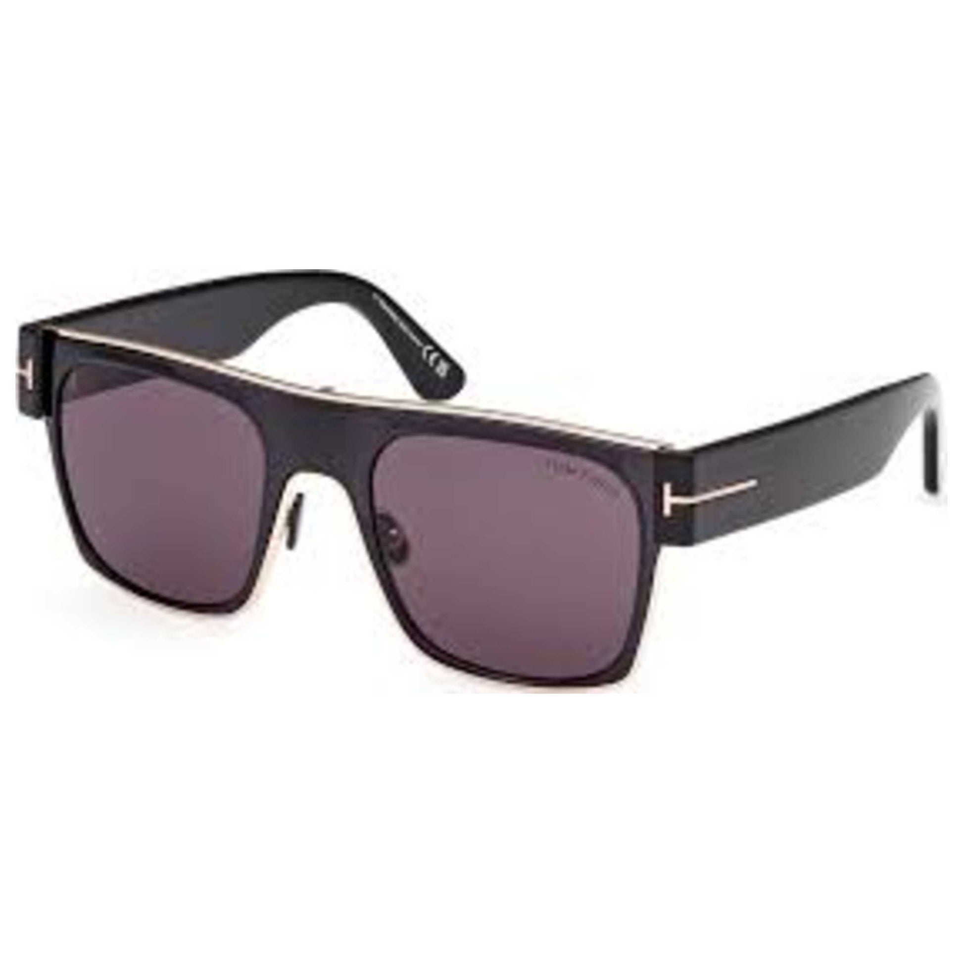 Front view of Tom Ford Edwin Unisex Sunglasses FT1073-01A-54