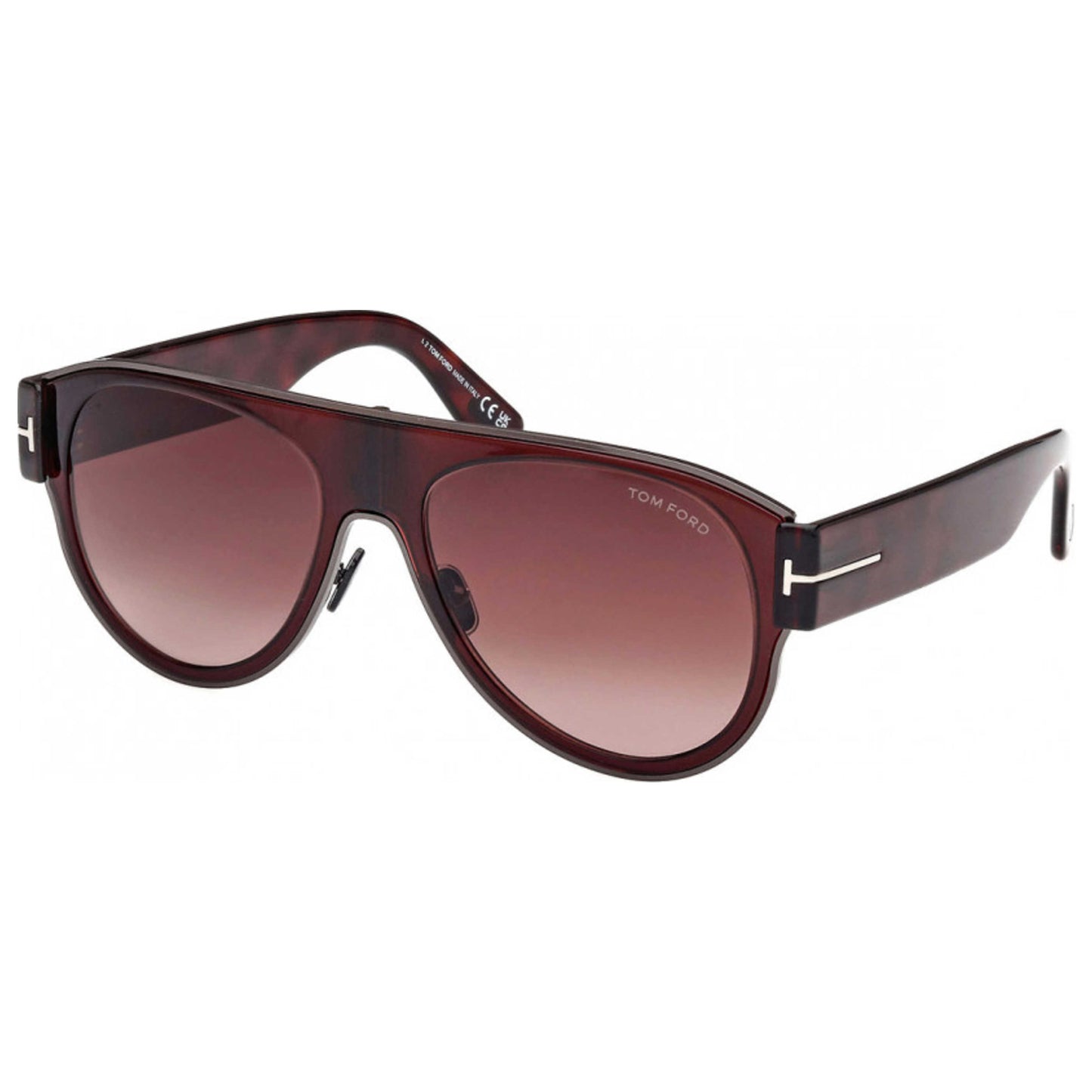 Front view of Tom Ford Lyle Unisex Sunglasses FT1074-48T-58