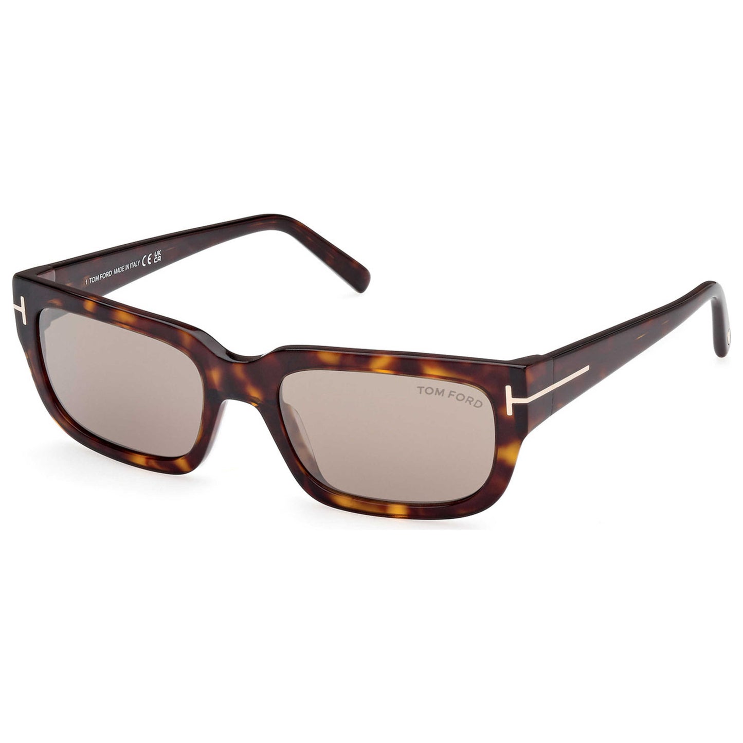 Front view of Tom Ford Ezra Unisex Sunglasses FT1075-52L-54