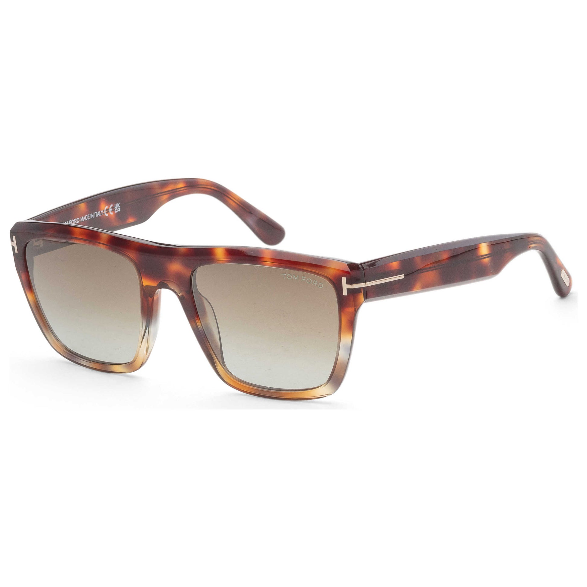 Front view of Tom Ford Alberto Men's Sunglasses FT1077-55G-55