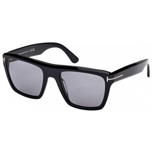 Front view of Tom Ford Alberto Men's Sunglasses FT1077-N-01D-55