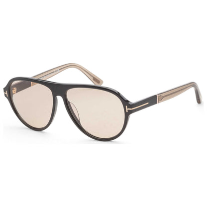 Front view of Tom Ford Quincy Men's Sunglasses FT1080-01E-59