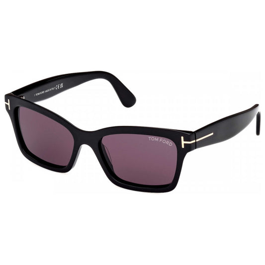 Front view of Tom Ford Mikel Women's Sunglasses FT1085-01A-54