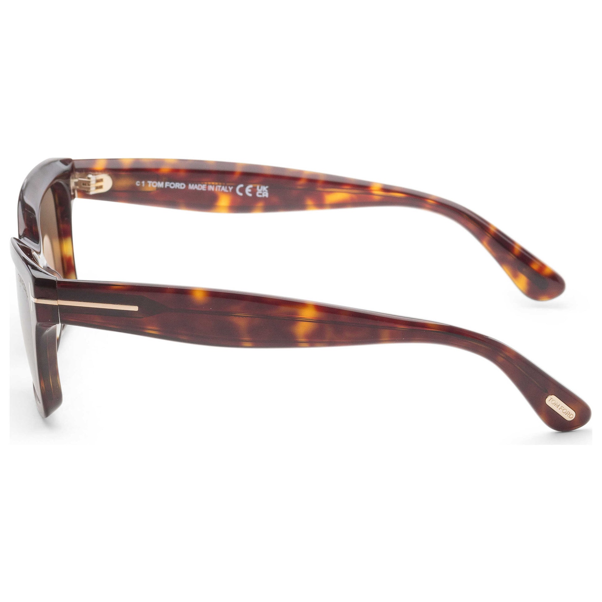 Left view of Tom Ford Mikel Women's Sunglasses FT1085-52H-54