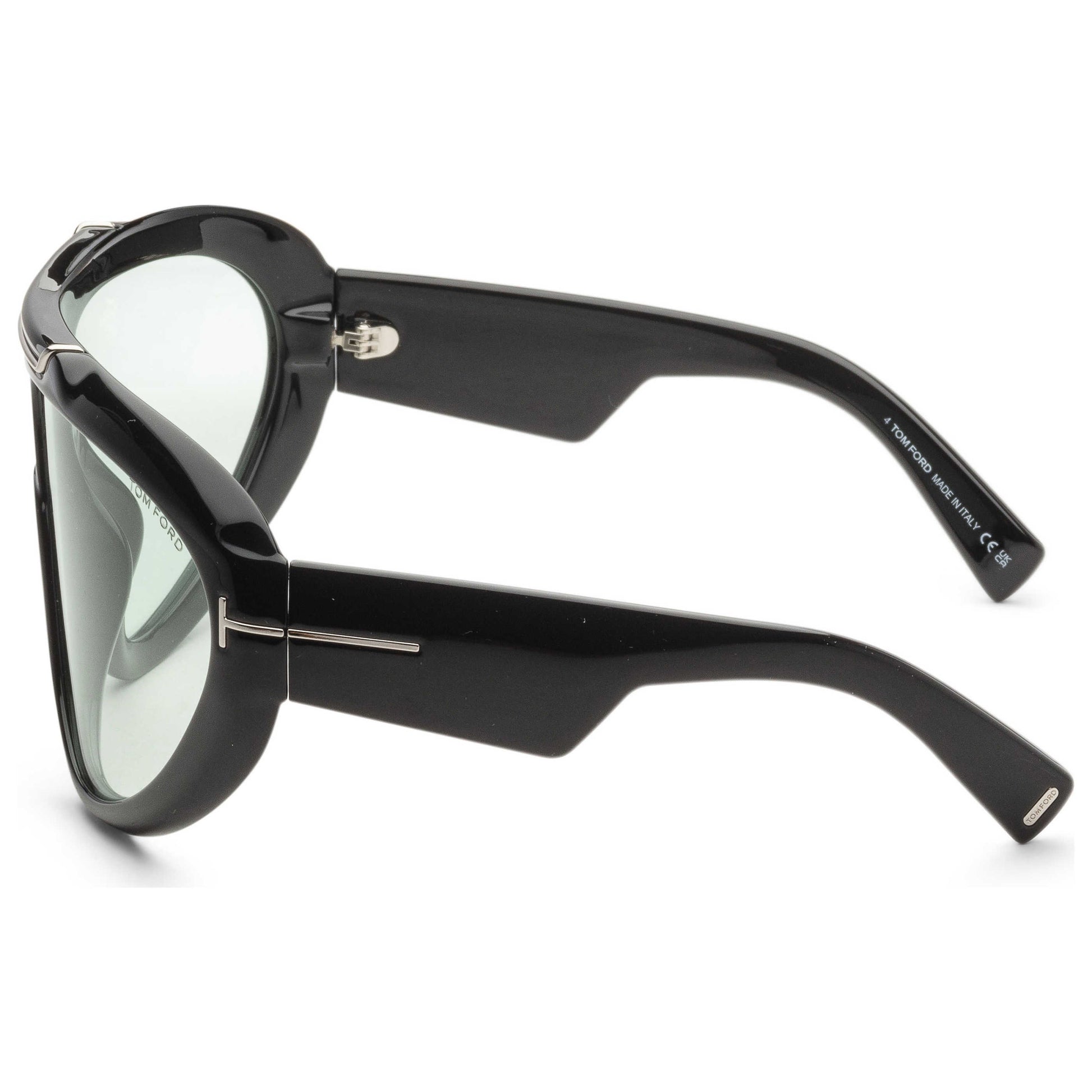 Left view of Tom Ford Linden Men's Sunglasses FT1094-01N-72