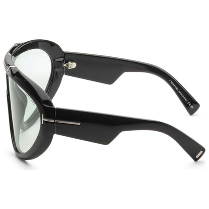 Left view of Tom Ford Linden Men's Sunglasses FT1094-01N-72