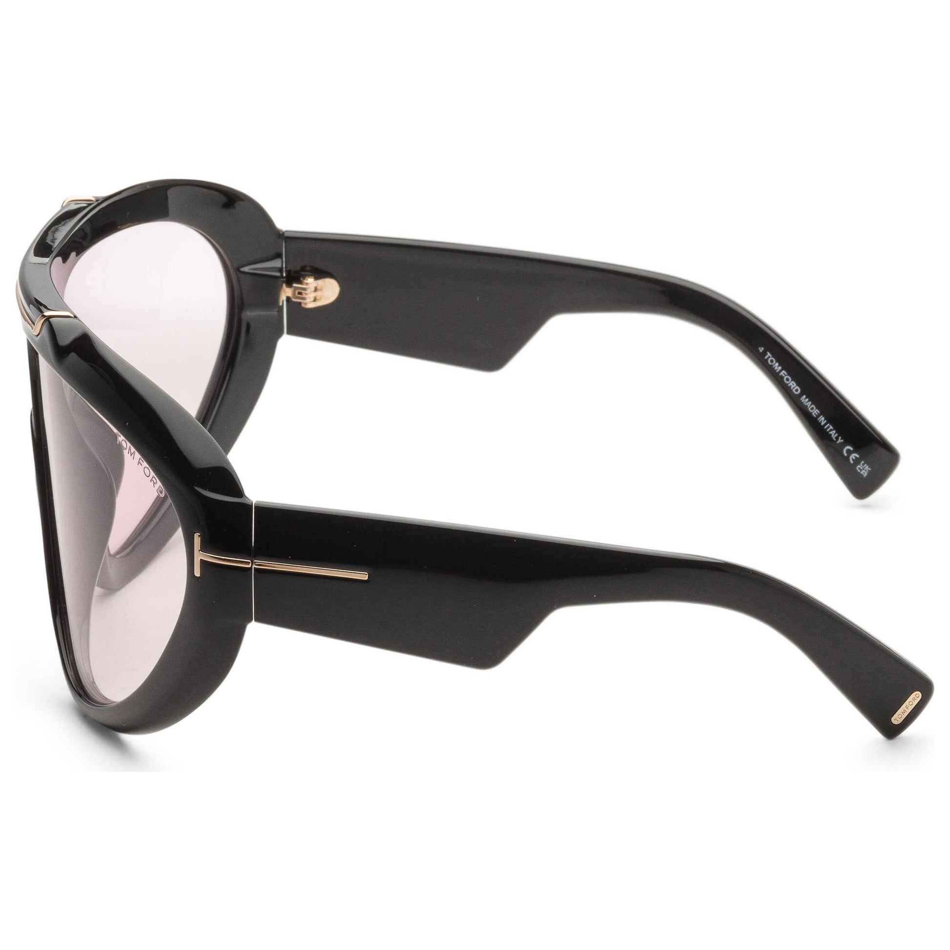 Left view of Tom Ford Linden Men's Sunglasses FT1094-01Y-72