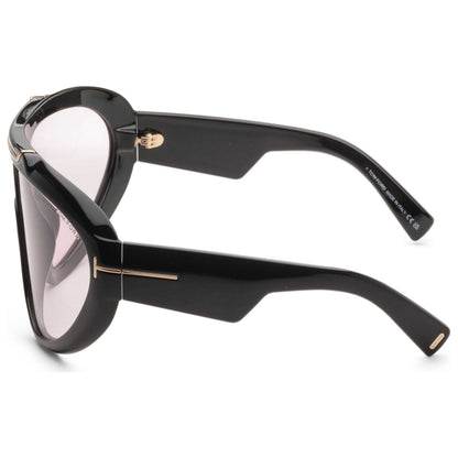 Left view of Tom Ford Linden Men's Sunglasses FT1094-01Y-72