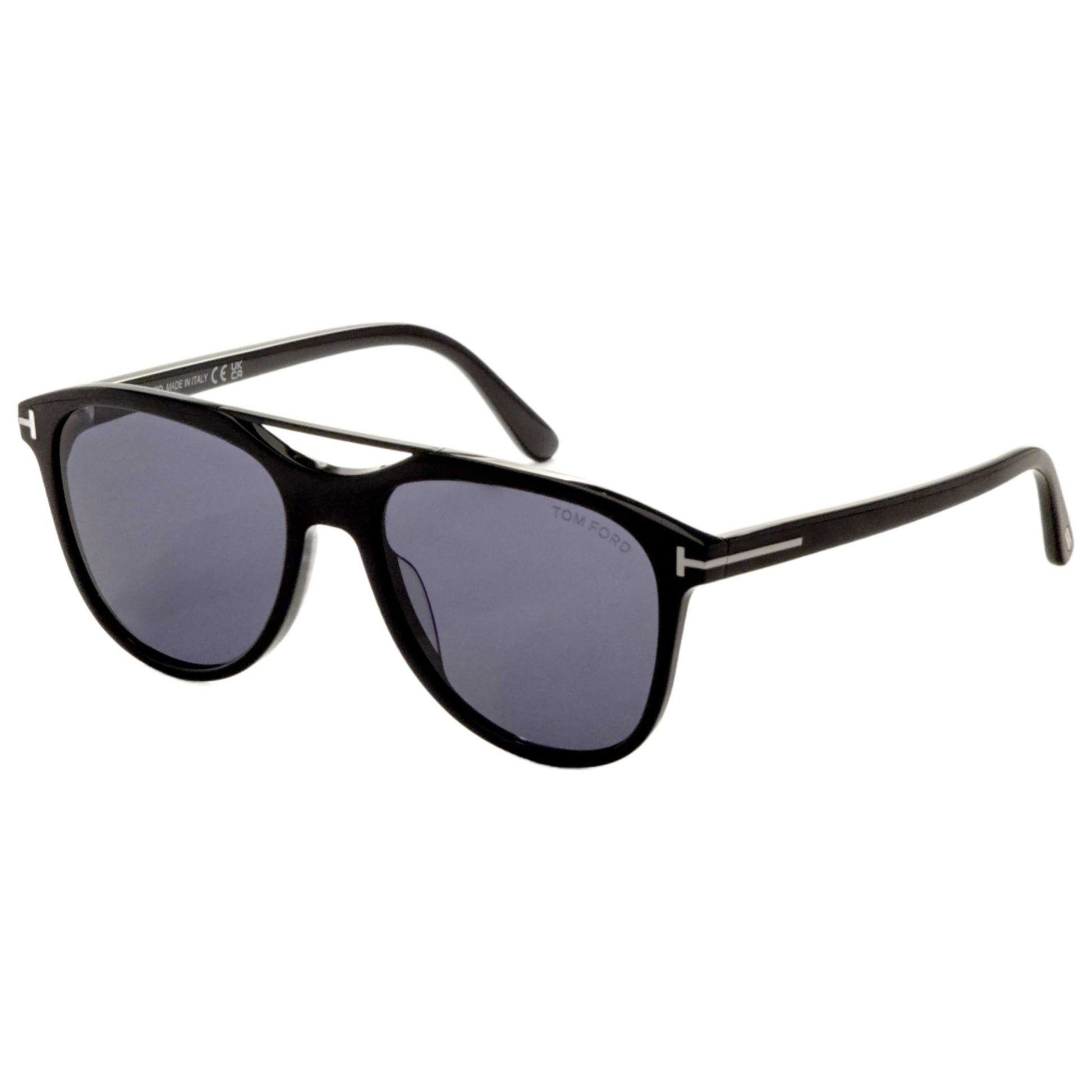 Front view of Tom Ford Damian Men's Sunglasses FT1098-01V-54