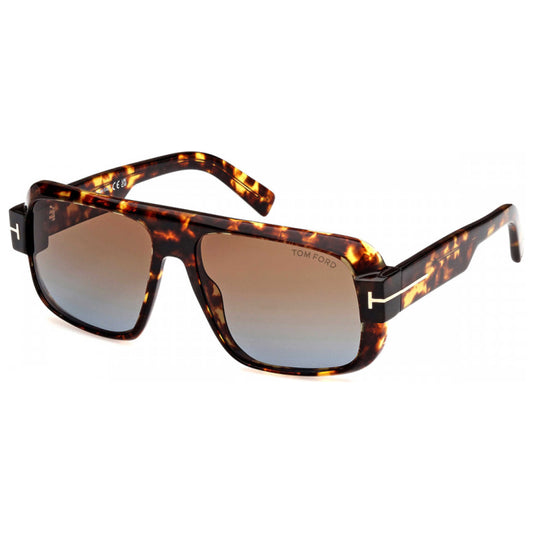 Front view of Tom Ford Turner Women's Sunglasses FT1101-52F-58