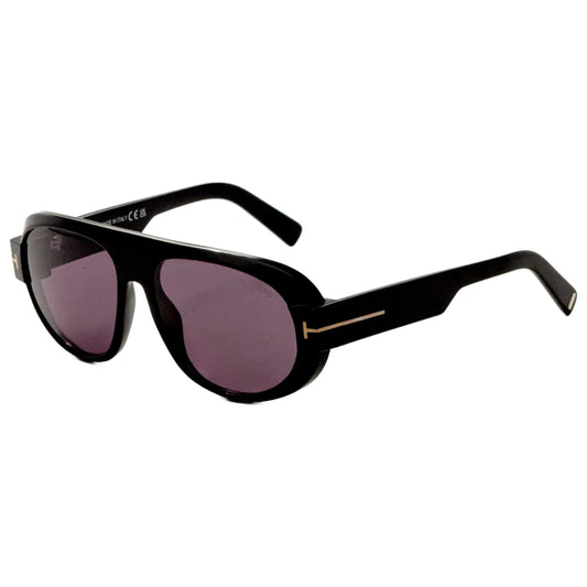 Front view of Tom Ford Blake Men's Sunglasses FT1102-01A-59