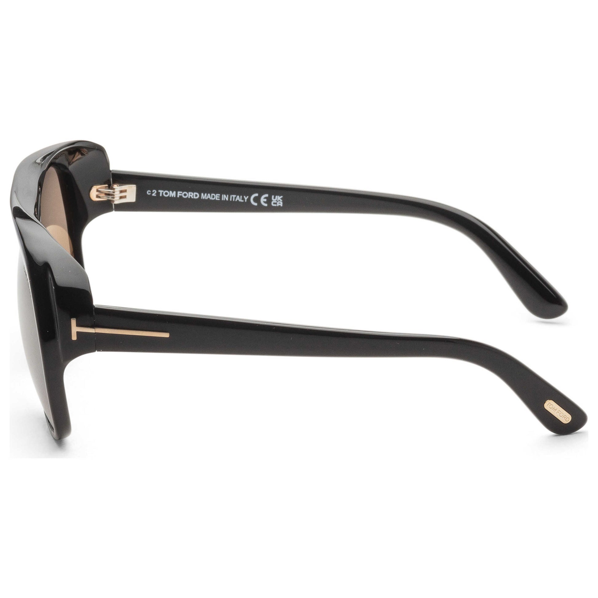 Left view of Tom Ford Jayden Men's Sunglasses FT1103-01L-61