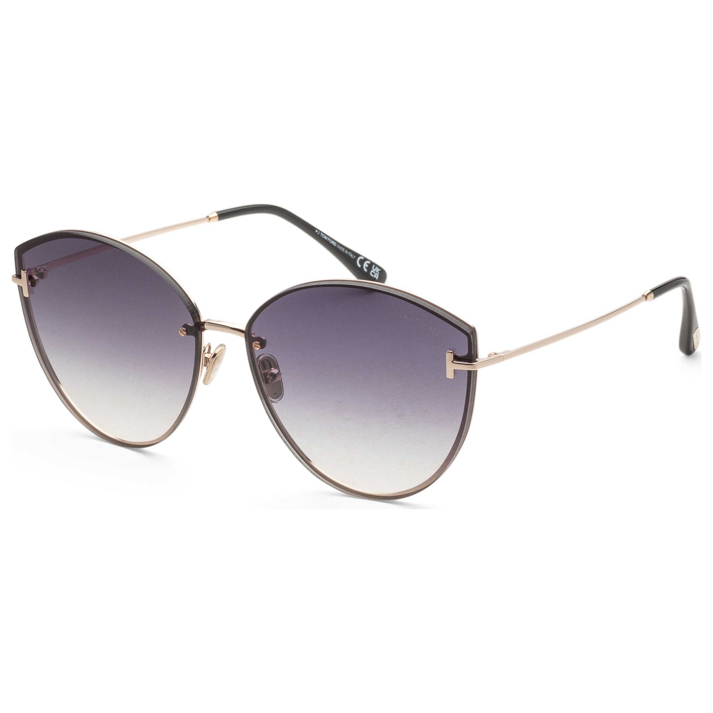 Front view of Tom Ford Evangeline Women's Sunglasses FT1106-28B-63