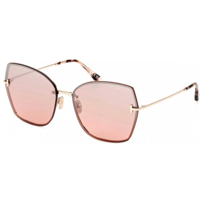 Front view of Tom Ford Nickie Women's Sunglasses FT1107-28U-62