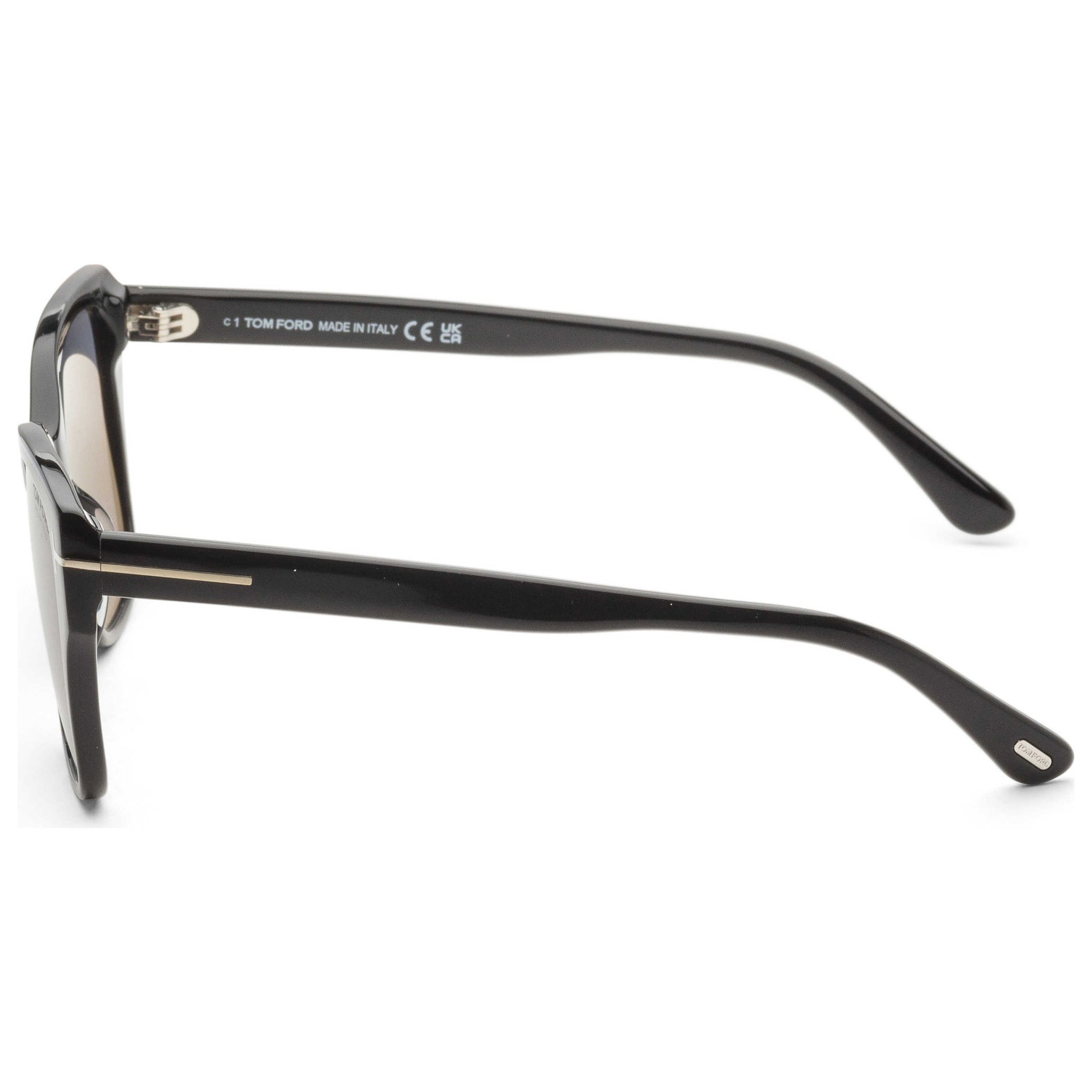 Left view of Tom Ford Elsa Women's Sunglasses FT1108-01D-55