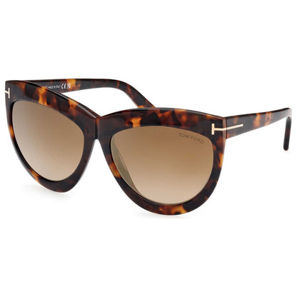 Front view of Tom Ford Doris Women's Sunglasses FT1112-53G-59
