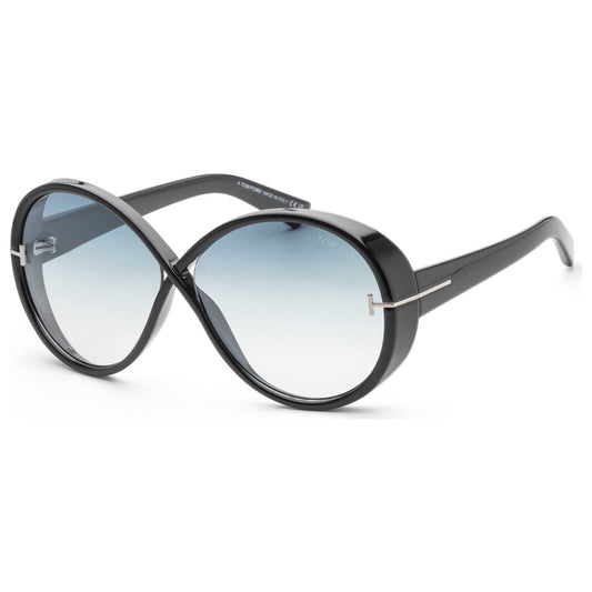 Front view of Tom Ford Edie Women's Sunglasses FT1116-01X-64