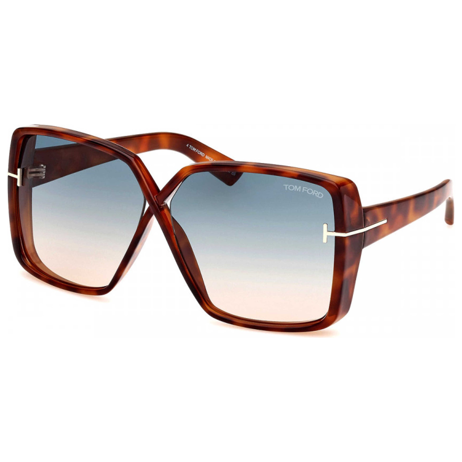 Front view of Tom Ford Yvonne Women's Sunglasses FT1117-53P-63