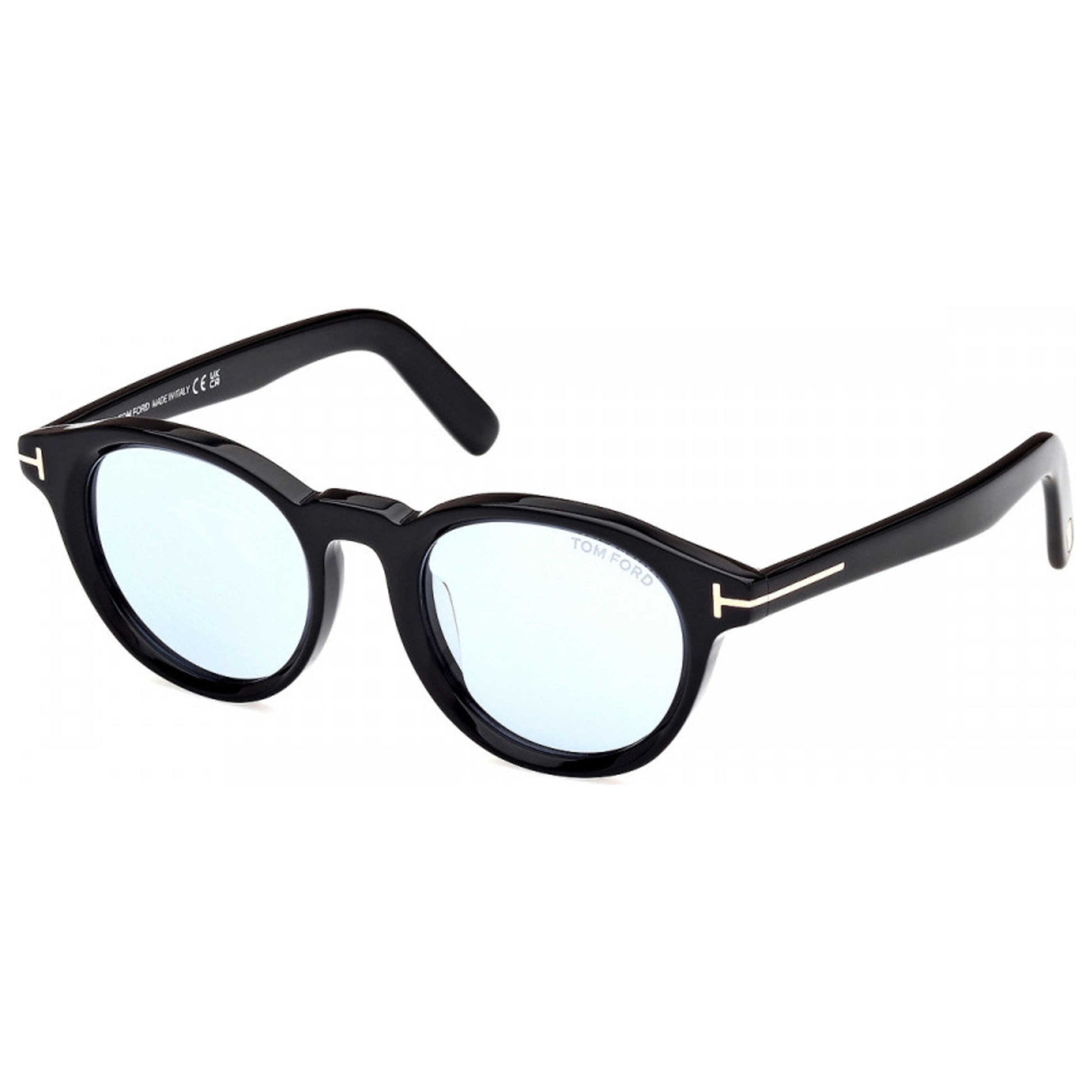Front view of Tom Ford Classic Men's Sunglasses FT1123-D-01A-49