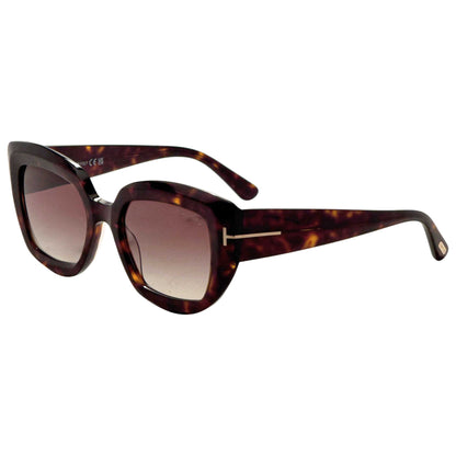 Front view of Tom Ford Saltzman Women's Sunglasses FT1192-52B-53