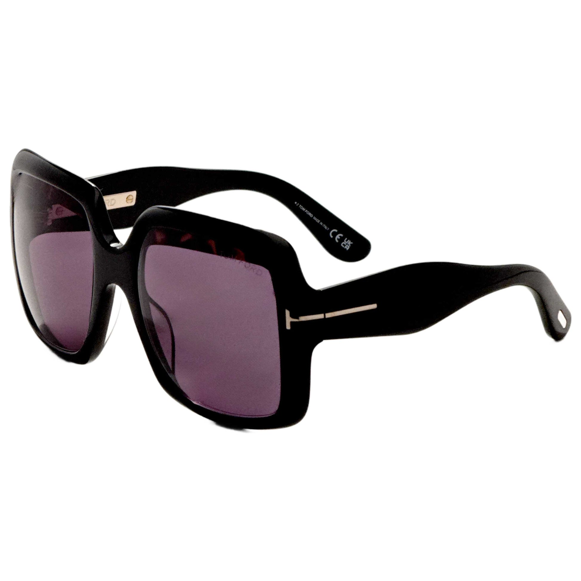 Front view of Tom Ford Aurora Men's Sunglasses FT1194-01A-55