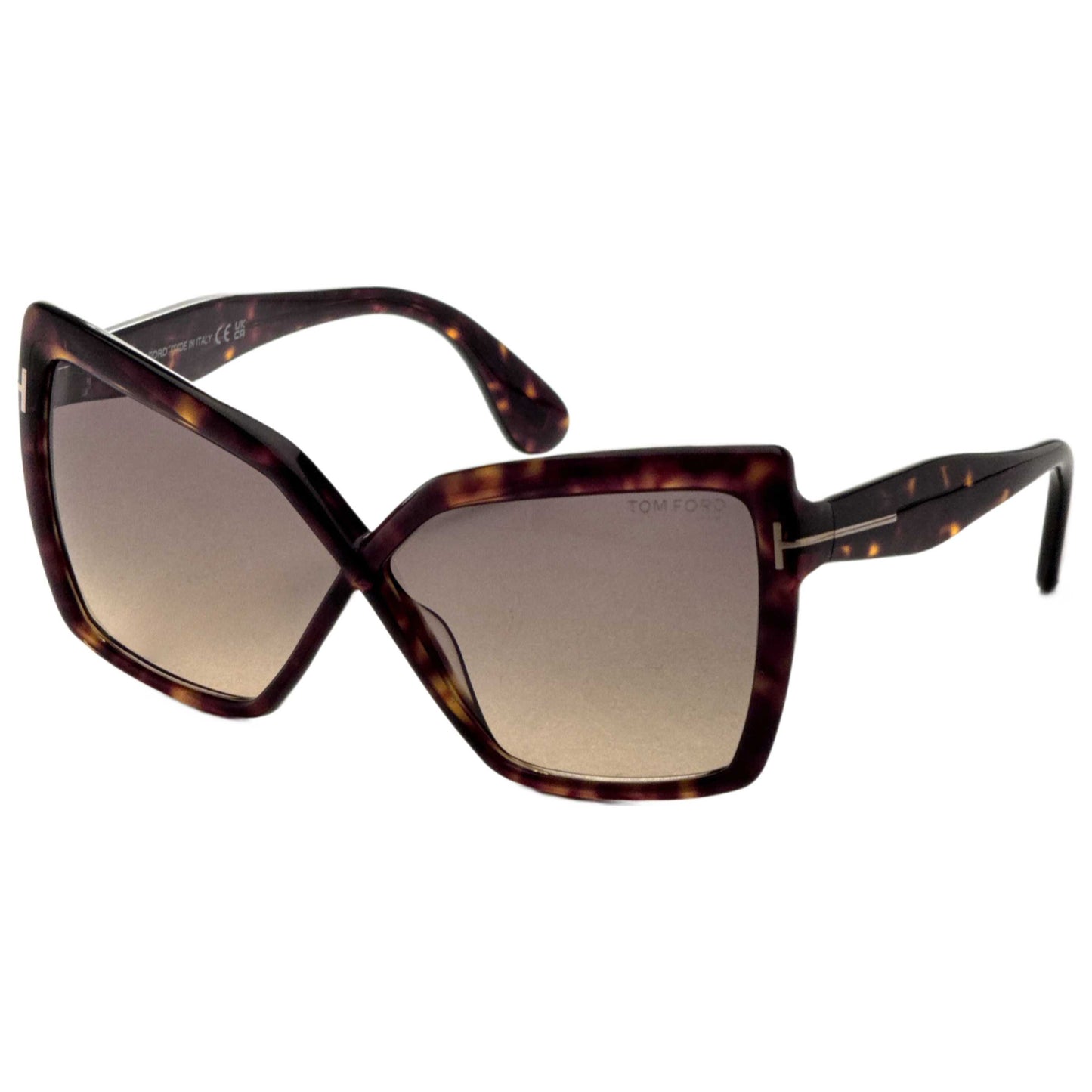 Front view of Tom Ford Fiore Women's Sunglasses FT1195-52B-63