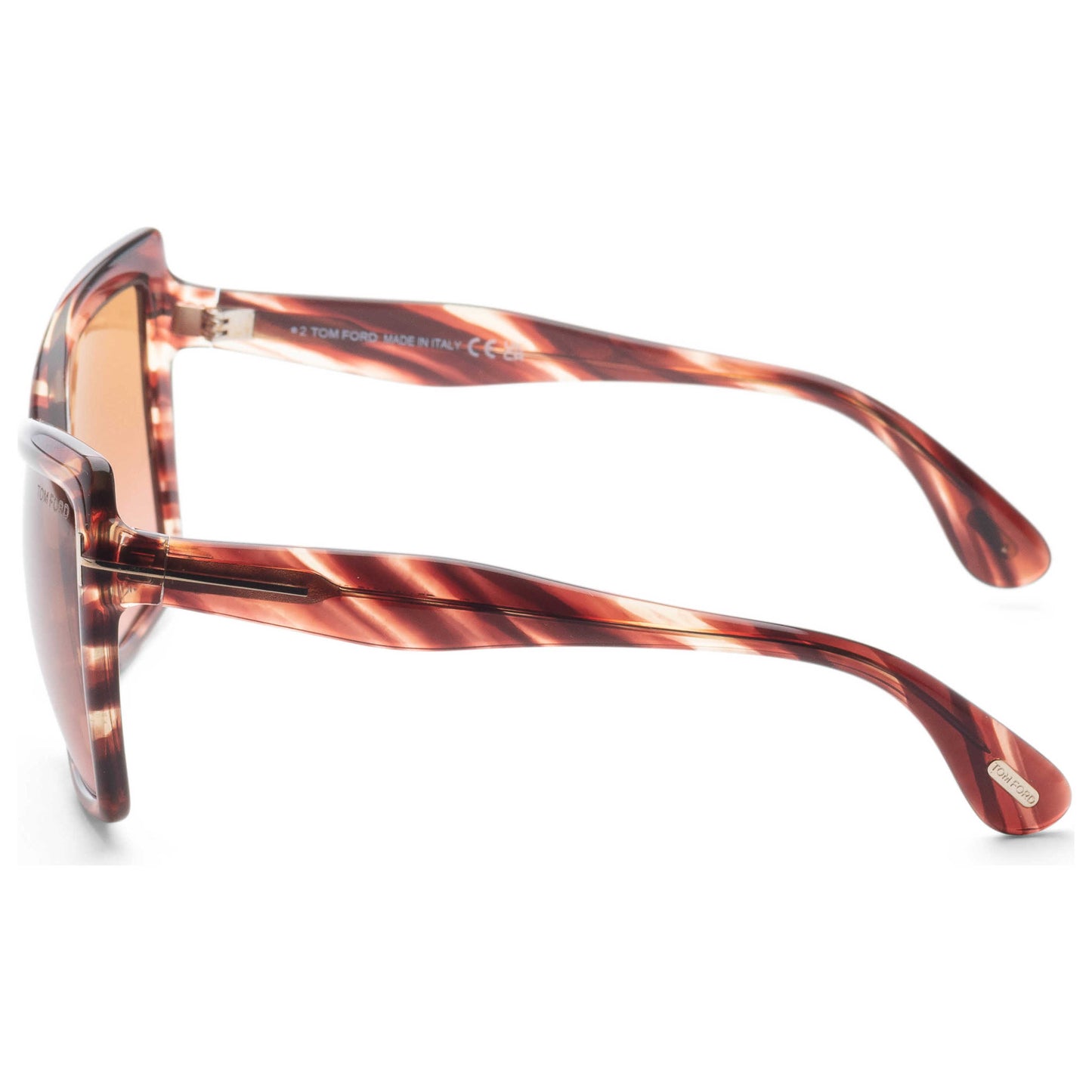 Left view of Tom Ford Fiore Women's Sunglasses FT1195-54F-63