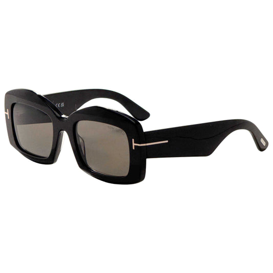 Front view of Tom Ford Venetia Women's Sunglasses FT1218-01A-53