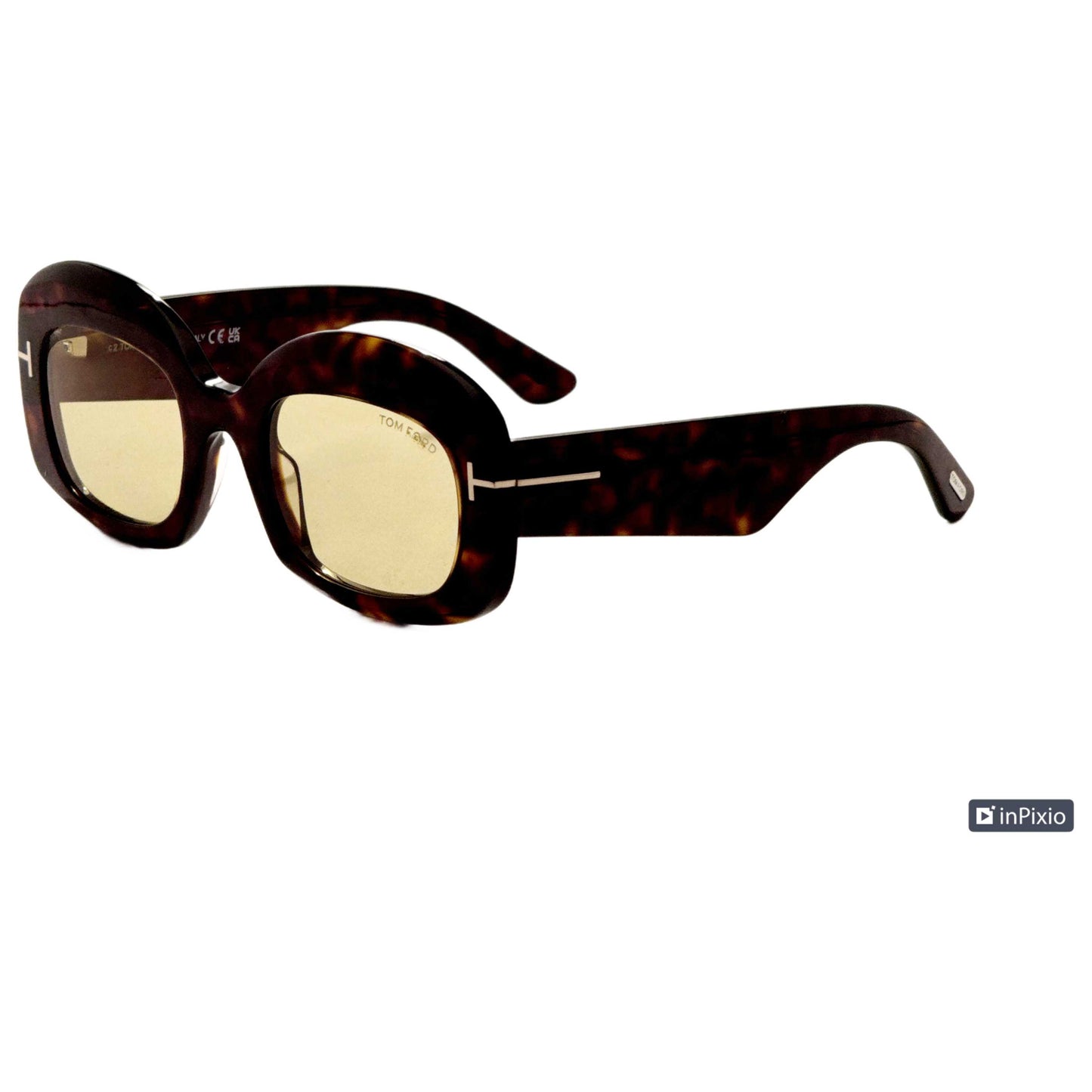 Front view of Tom Ford Carmen Women's Sunglasses FT1219-52E-53