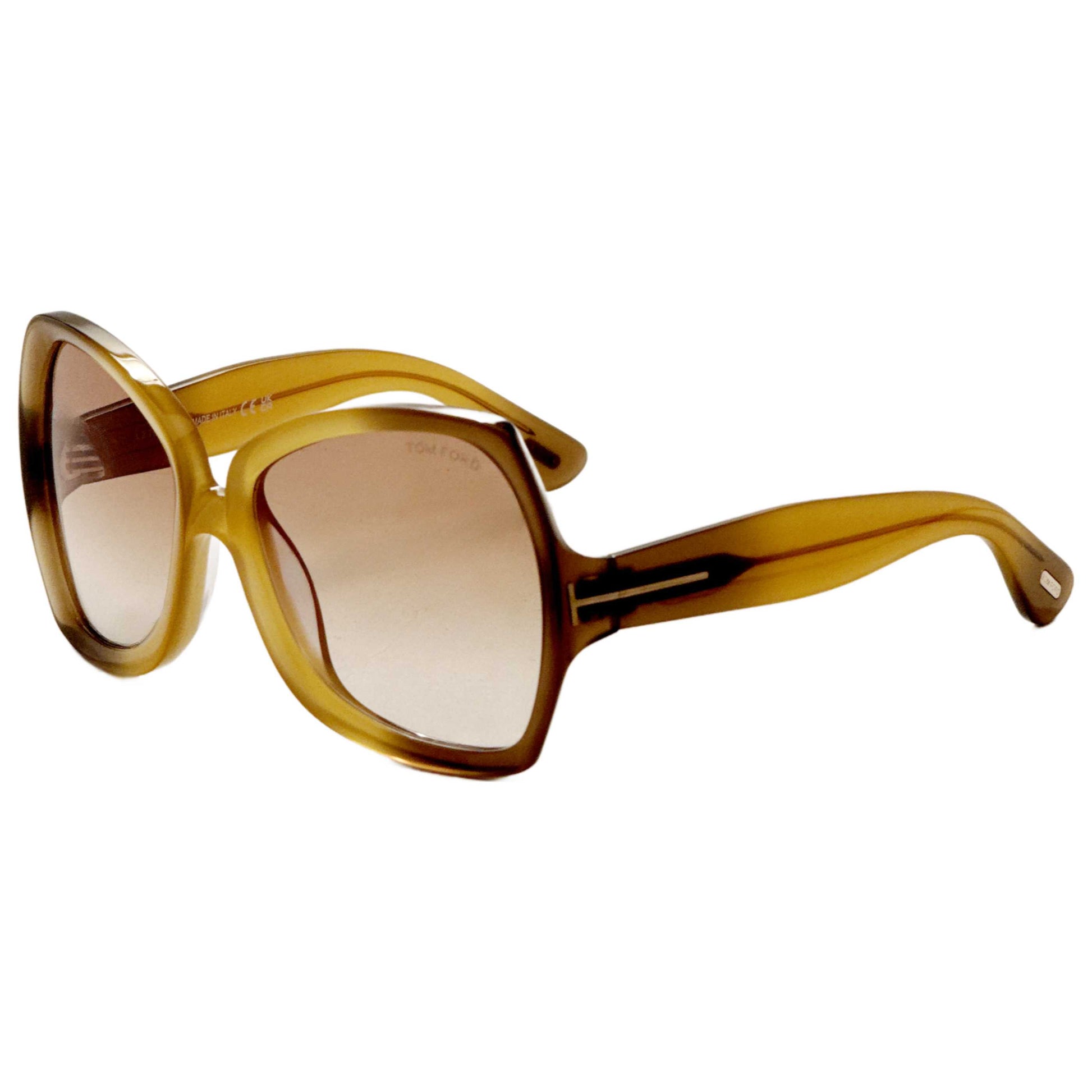 Front view of Tom Ford Jerry Women's Sunglasses FT1222-41F-60