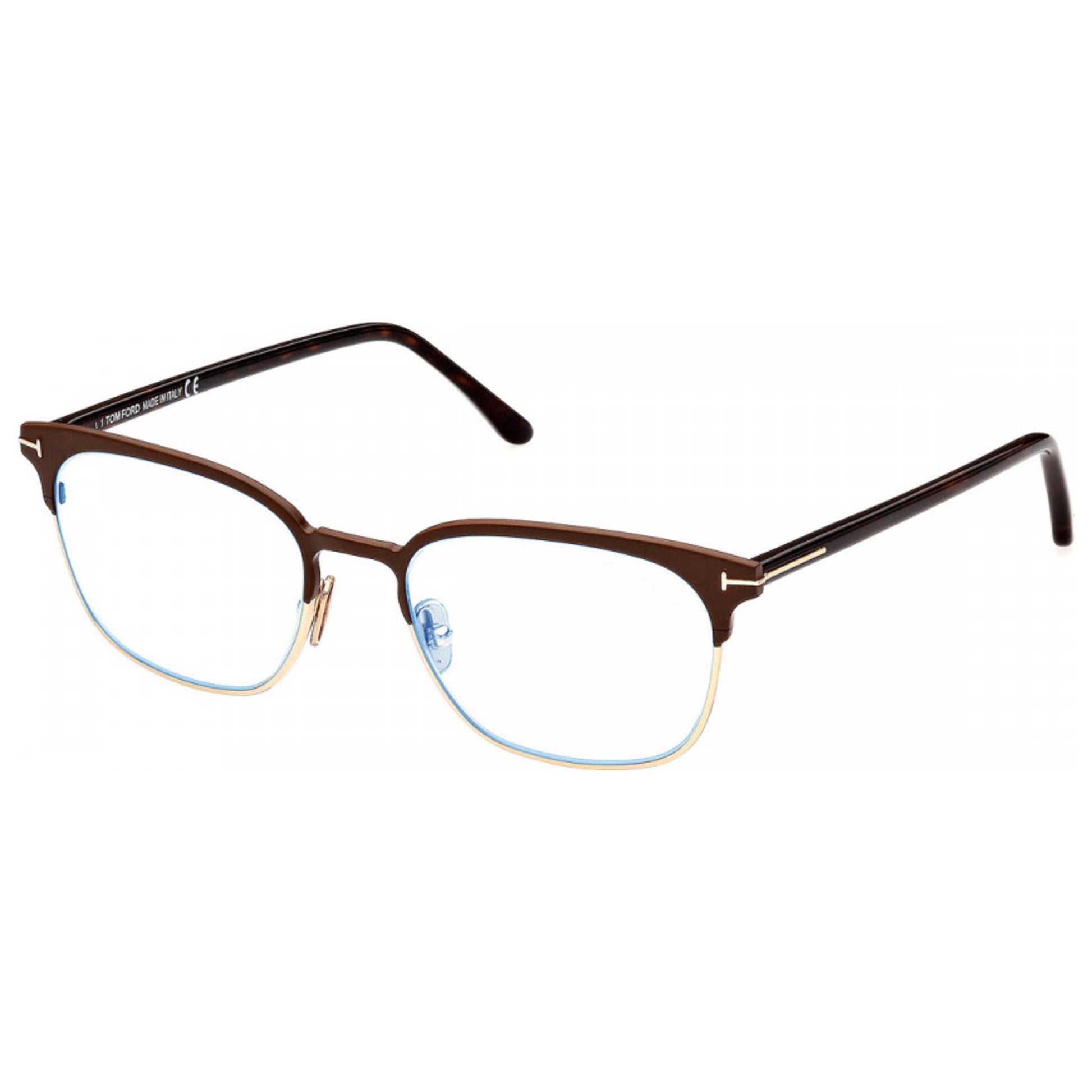Front view of Tom Ford T-Logo Men's Opticals FT5799-B-049-53