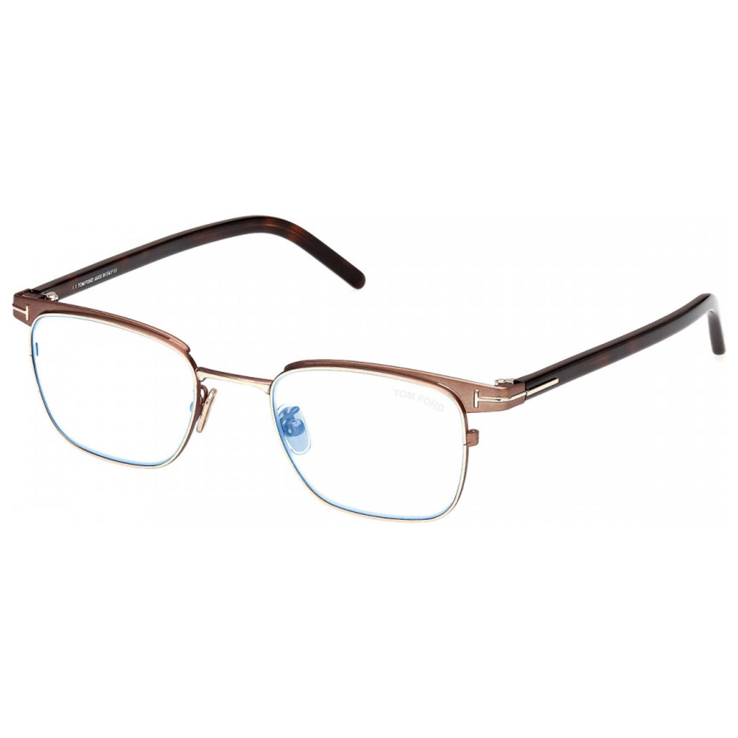 Front view of Tom Ford T-Logo Men's Opticals FT5854-D-B-048-49