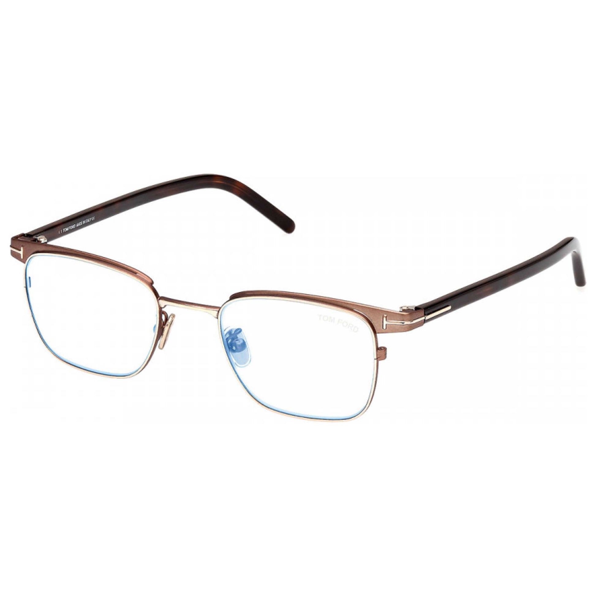 Front view of Tom Ford T-Logo Men's Opticals FT5854-D-B-048-49