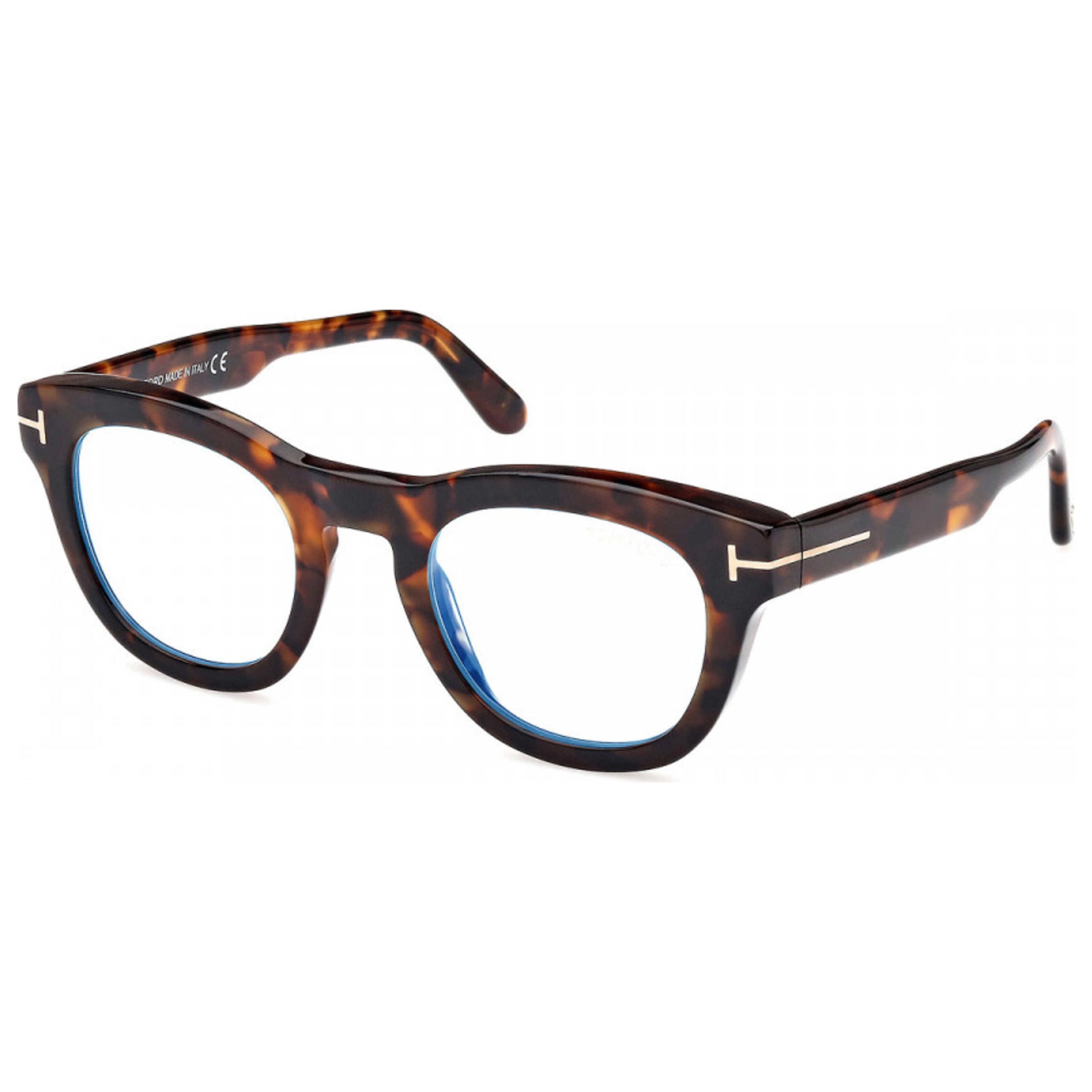 Front view of Tom Ford T-Logo Unisex Opticals FT5873-B-052-49