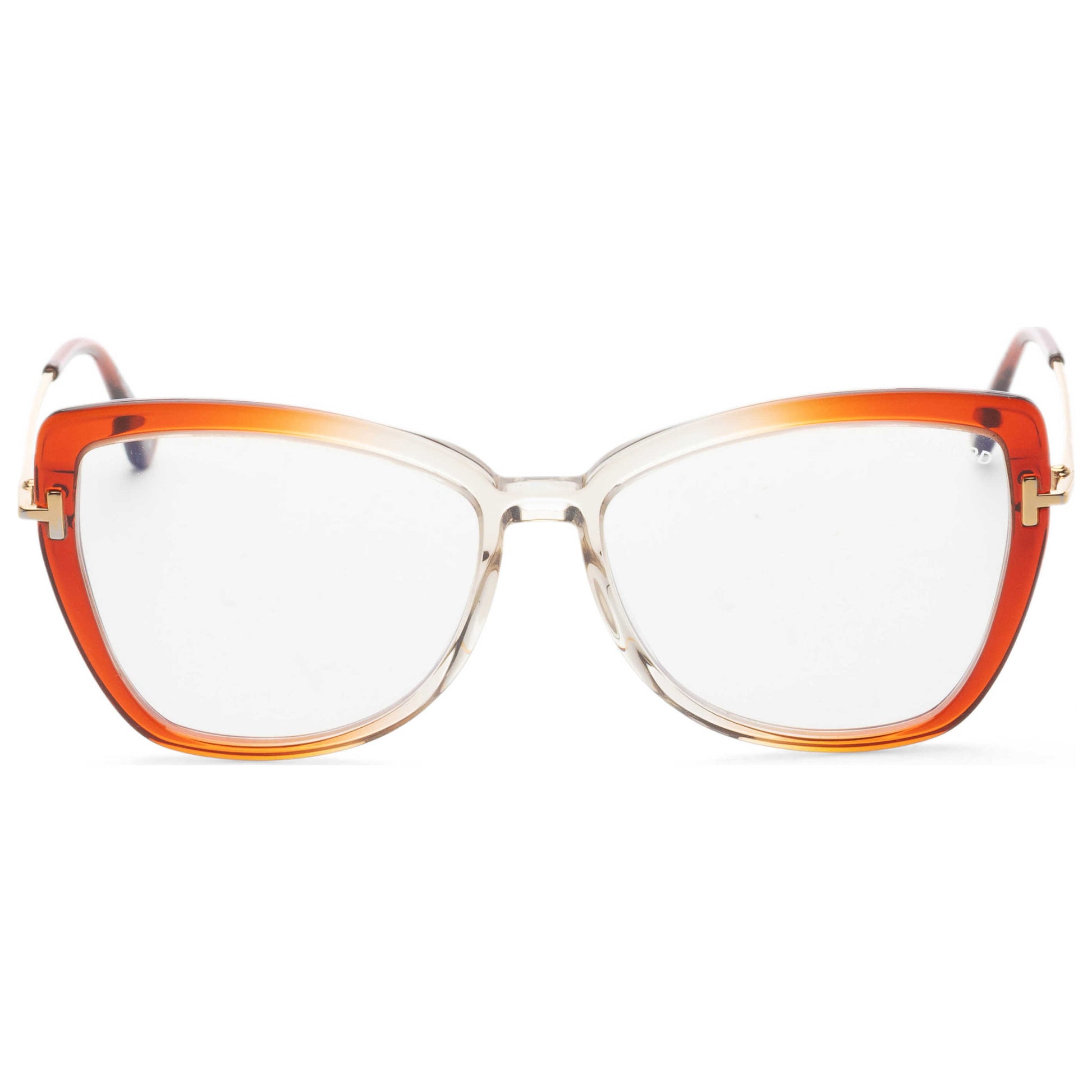 Back view of Tom Ford T-Logo Women's Opticals FT5882-B-044-55