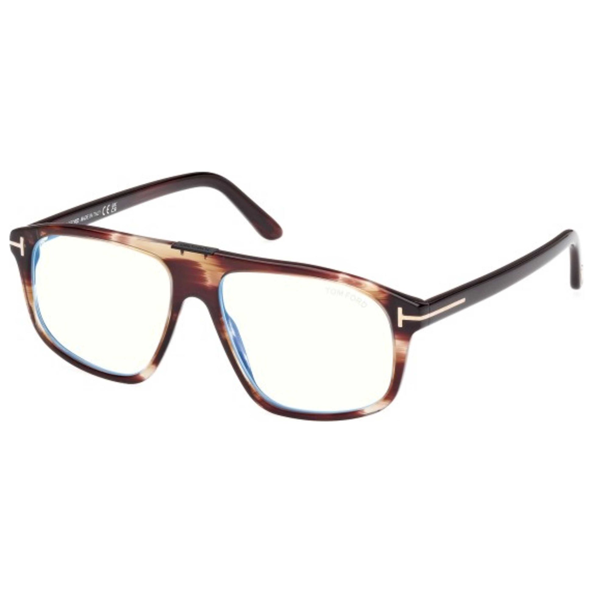Front view of Tom Ford T-Logo Men's Opticals FT5902-B-52-54