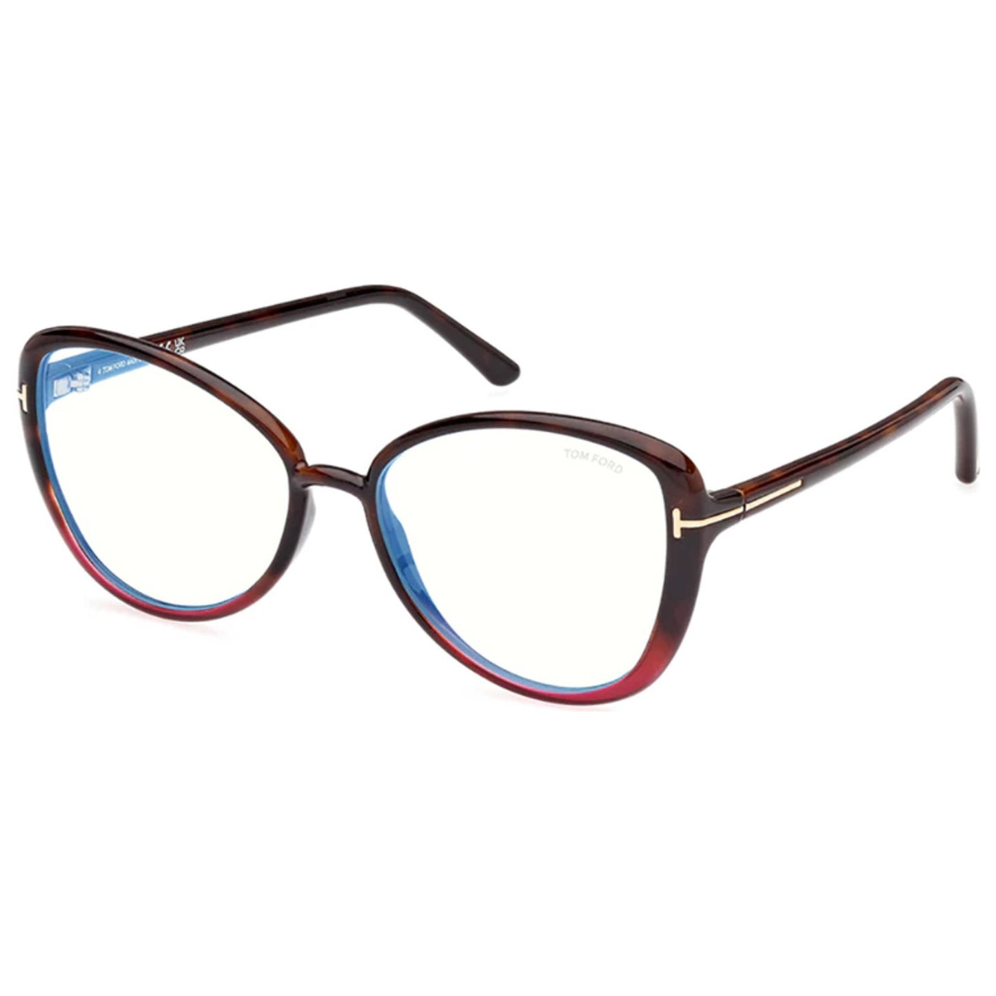 Front view of Tom Ford T-Logo Women's Opticals FT5907-B-55-55