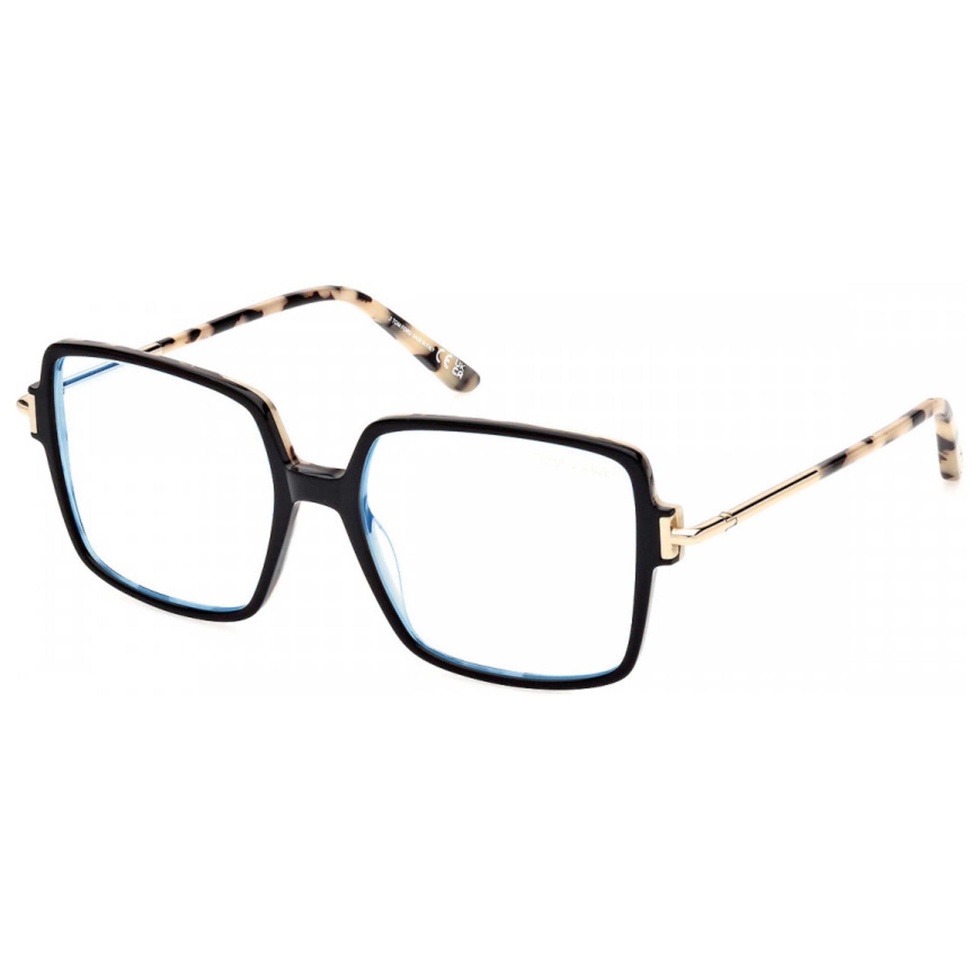 Front view of Tom Ford T-Logo Women's Opticals FT5915-B-005-53