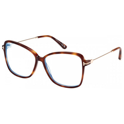 Front view of Tom Ford T-Logo Women's Opticals FT5953-B-053-55