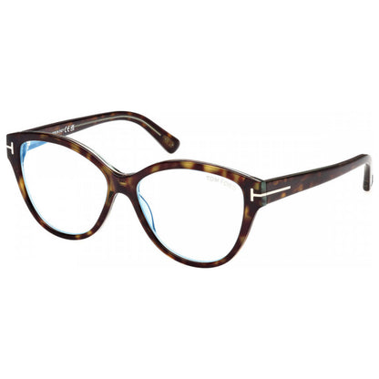 Front view of Tom Ford T-Logo Women's Opticals FT5954-B-055-54