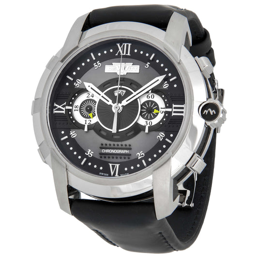 Front view of DeWitt Glorious Knight Men's Automatic Watch FTV-CHR-001-RFB