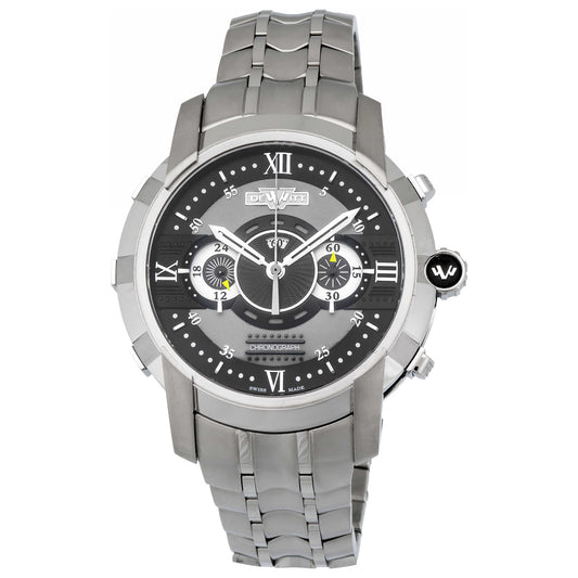 Front view of DeWitt Glorious Knight Men's Automatic Watch FTV-CHR-001-S