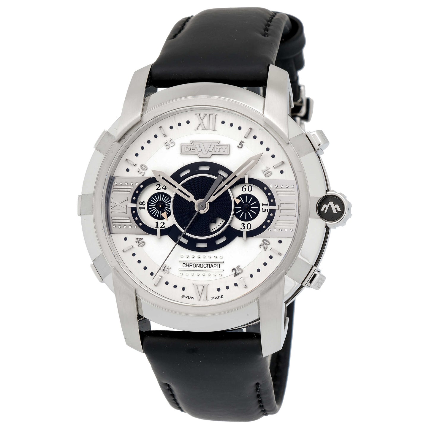 Front view of DeWitt Glorious Knight Men's Automatic Watch FTV-CHR-002-RFB