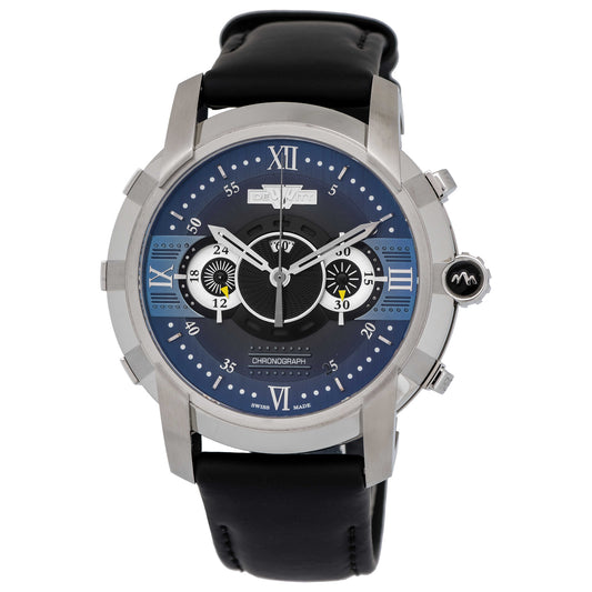 Front view of DeWitt Glorious Knight Men's Automatic Watch FTV-CHR-003-RFB