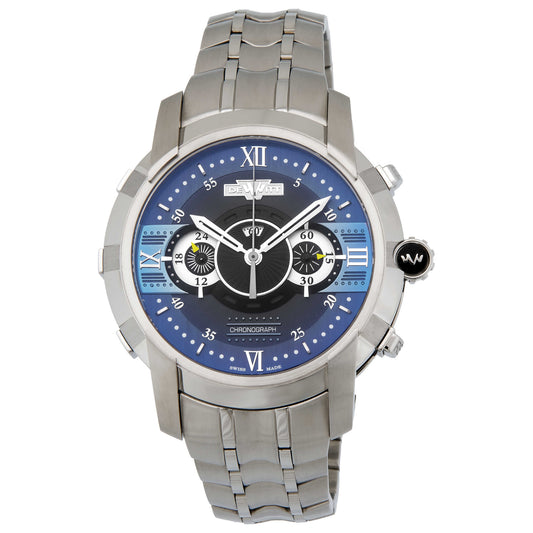 Front view of DeWitt Glorious Knight Men's Automatic Watch FTV-CHR-003-S