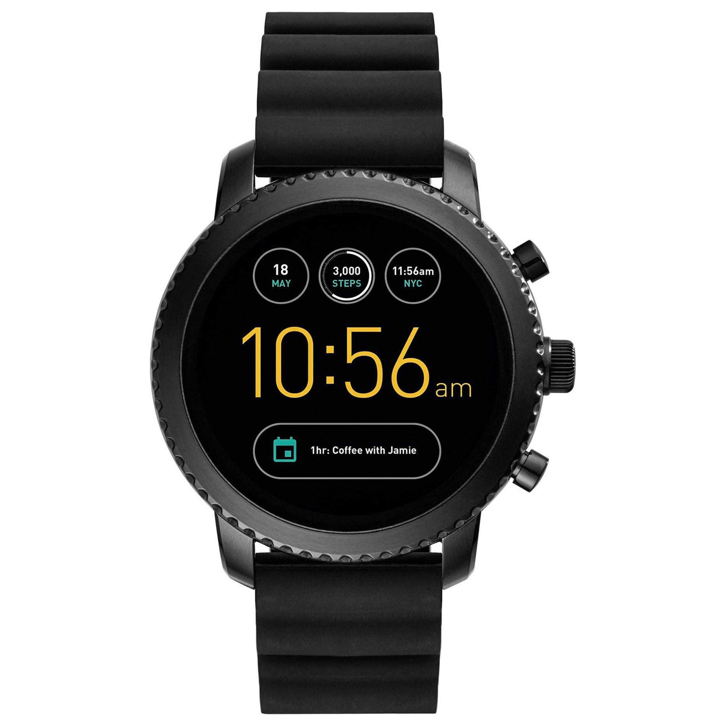 Front view of Fossil Q Explorist Men's Quartz Watch FTW4005