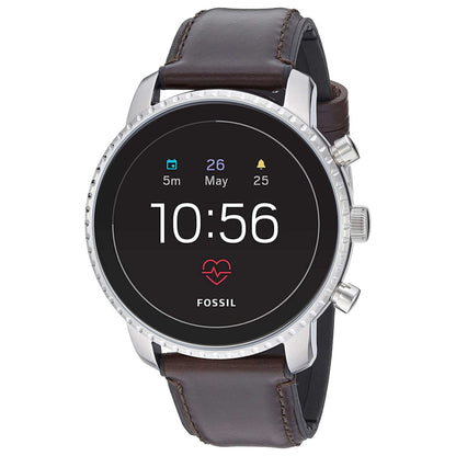 Front view of Fossil Gen 4 Explorist Men's Rechargeable Battery Watch FTW4015